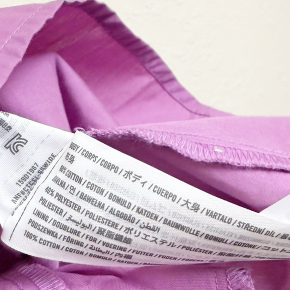 Abercrombie & Fitch Purple Emerson Mini Dress Size Large - Picture 4 of 5